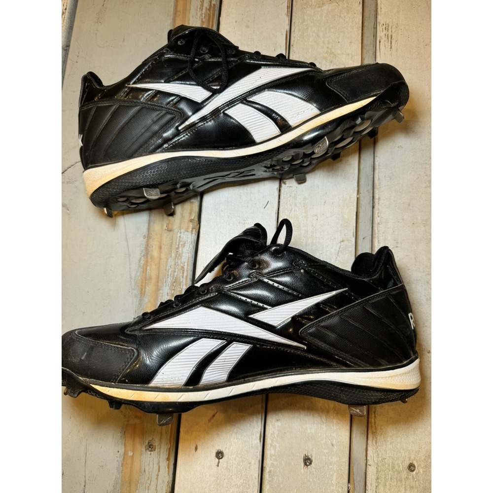 BASEBALL CLEATS REEBOK HIGH N TIGHT II LOW HEX METAL MENS Size 14 Preowned